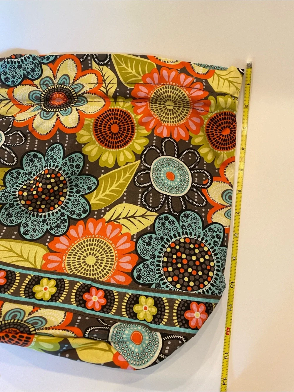 Vera Bradley Flower Shower Drawstring Cosmetic/Toiletry Bag